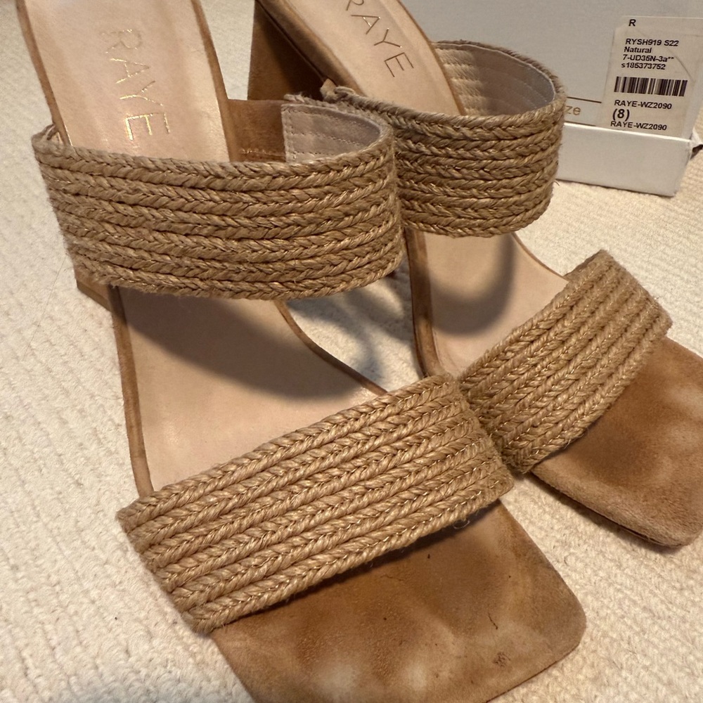 RAYE Women's Brown Espadrille Sandals